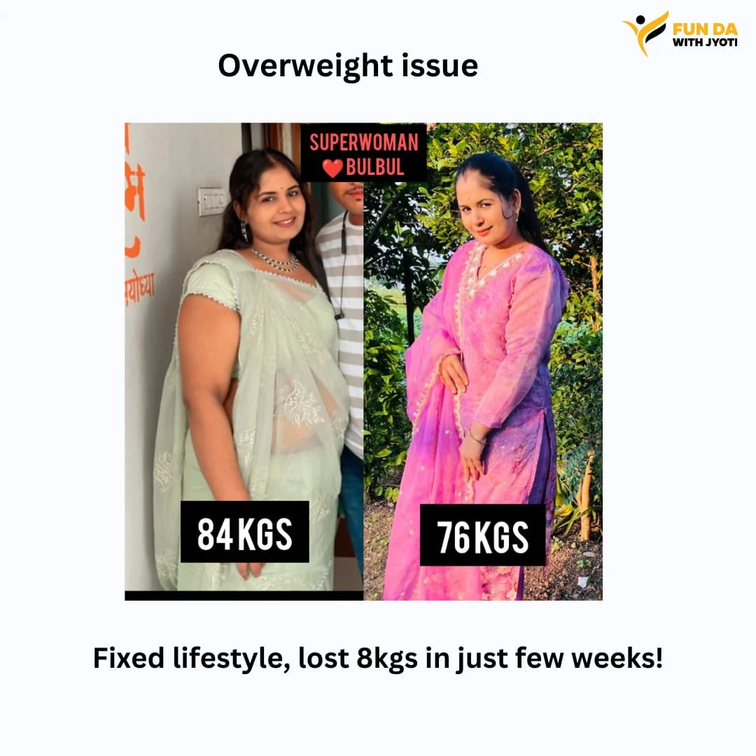 Overweight issue fixed — lost 8kgs in a few weeks